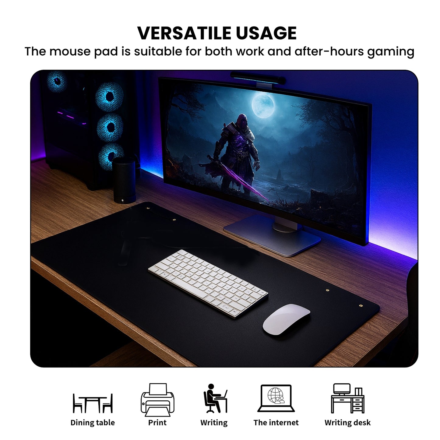 PU Leather Desktop Pad